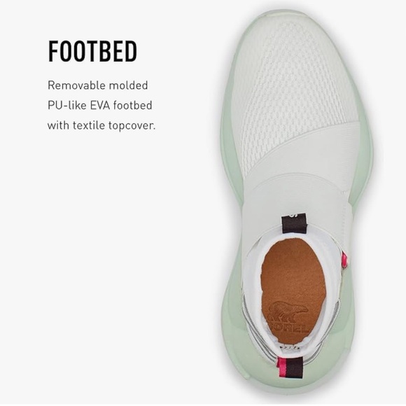 SOREL - Explorer Defy Mid NWT 8 New in Box! Sea Salt/Sea Sprite - Picture 7 of 16